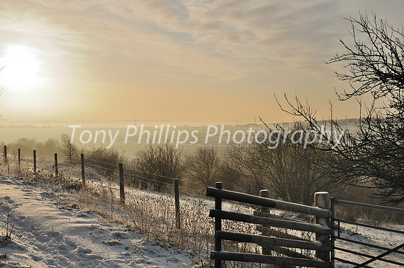 Snow In Shire Brook Valley 2012